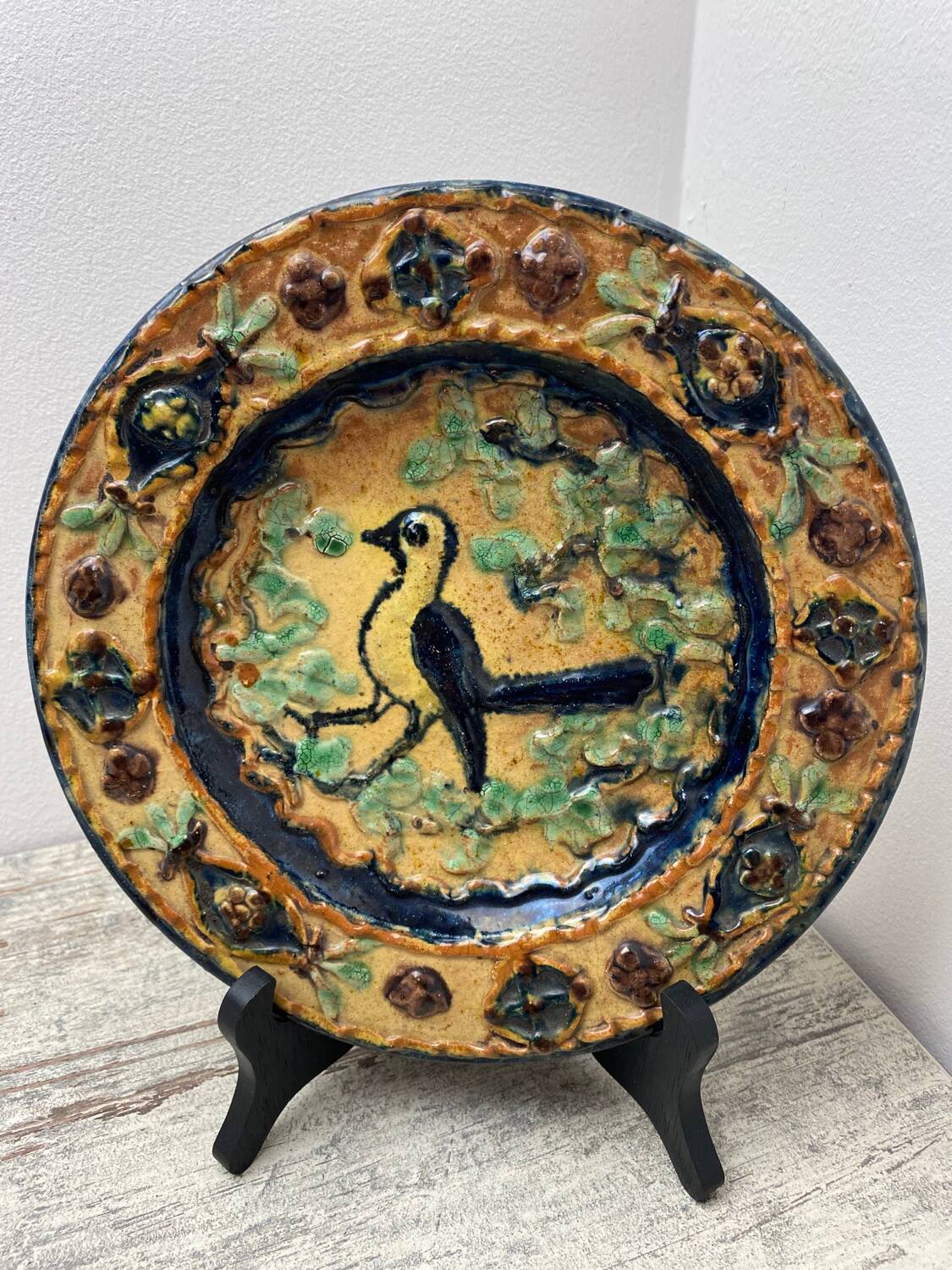 Old Troita Popa Savu ceramic plate