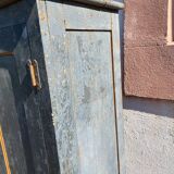 3-door wooden locker