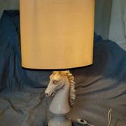 Horse lamp 1970 in ceramic