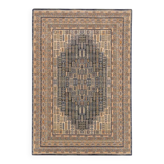 Antique black Persian carpet RAMI