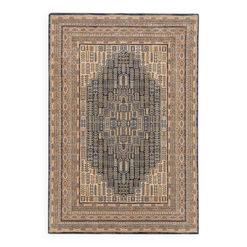 Antique black Persian rug RAMI