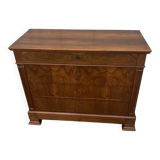 Commode Louis-Philippe en Ronce de Noyer – Fin XIXe