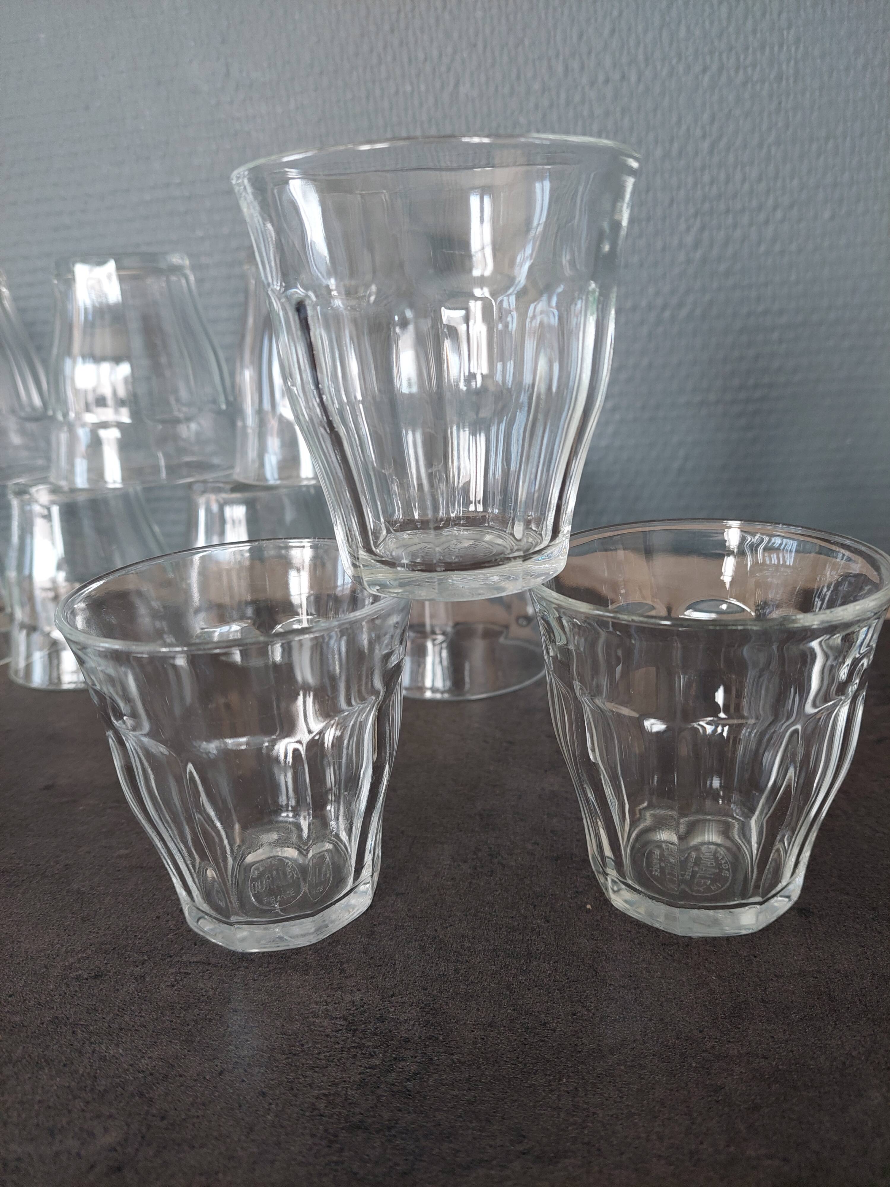 Lots de 14 verres Picardie duralex 16 cl.
