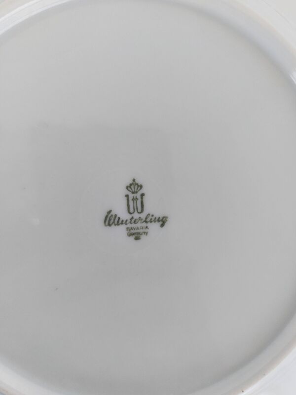 12 assiettes à dessert porcelaine bavaria,winterling