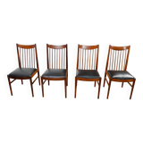 4 Danish Rosewood Chairs from Rio Arne Vodder 1960
