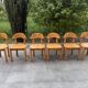 Set of 6 Scandinavian chairs by Rainer Daumiller from the 1970s.