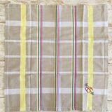 6 Grandes serviettes anciennes damassées monogrammées PA - Métis -56x57 cm