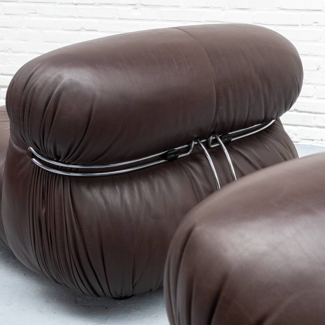 Fauteuil Soriana Afra & Tobia Scarpa Cassina années 1970