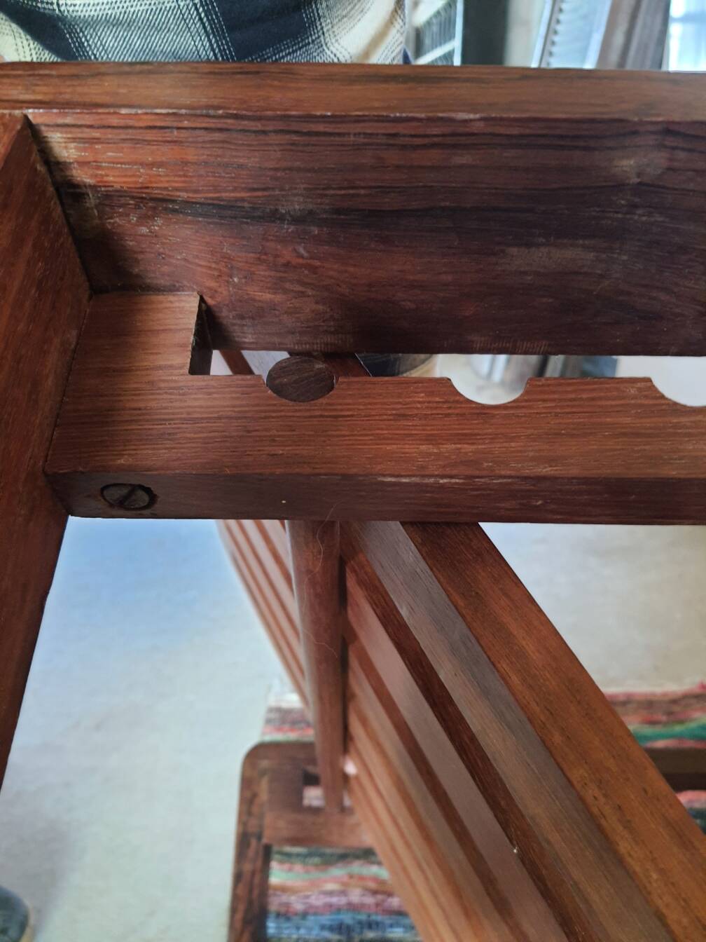 Pair of modernist Rio rosewood rack-and-pinion armchairs