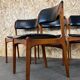 4 70s chairs teak dining chair erik buch o.d. møbler denmark