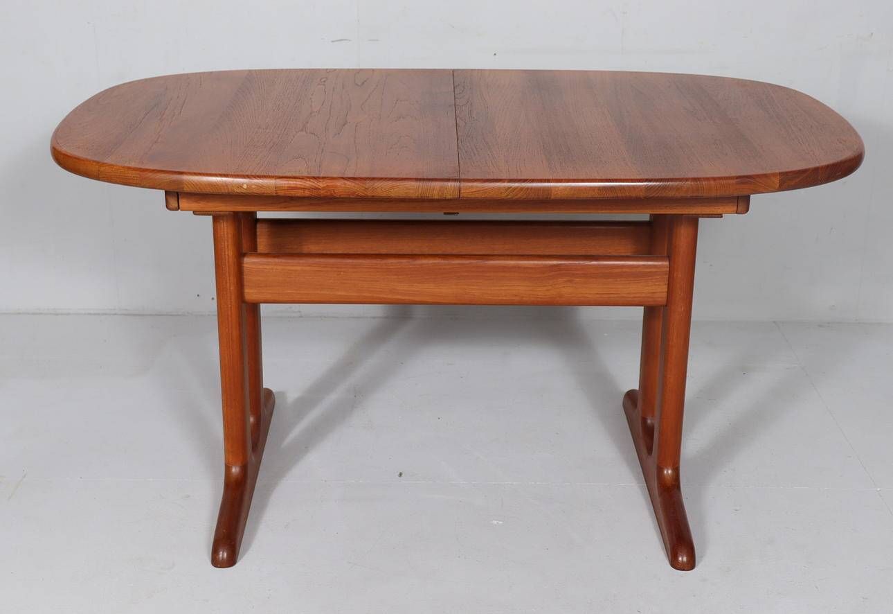 Mid-century extendable dining table/teak table by Glostrup, Denmark, 1960s.