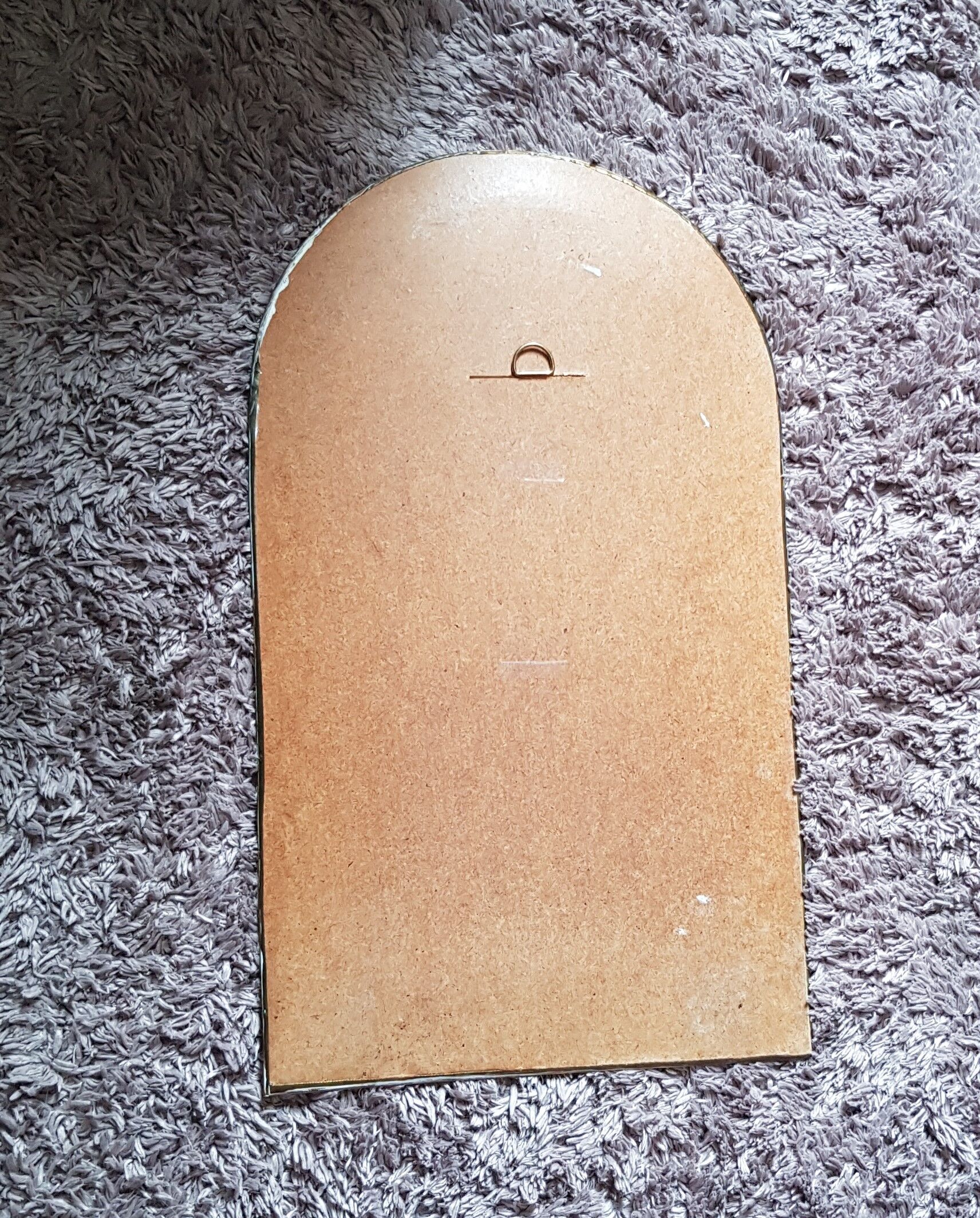 Golden brass mirror 31x53cm