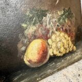 nature morte aux raisins et pêche