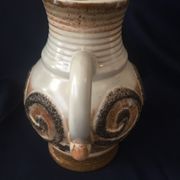 Ceramic jug or pitcher from the strehla fat lava workshops
