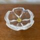 Pair of antique crystal ashtrays from Arques, France