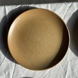 Set of 6 dessert plates in stoneware Village France D20