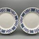 4 dessert plates lunéville kg model "servange"