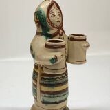 Handcrafted anthropomorphic candlestick