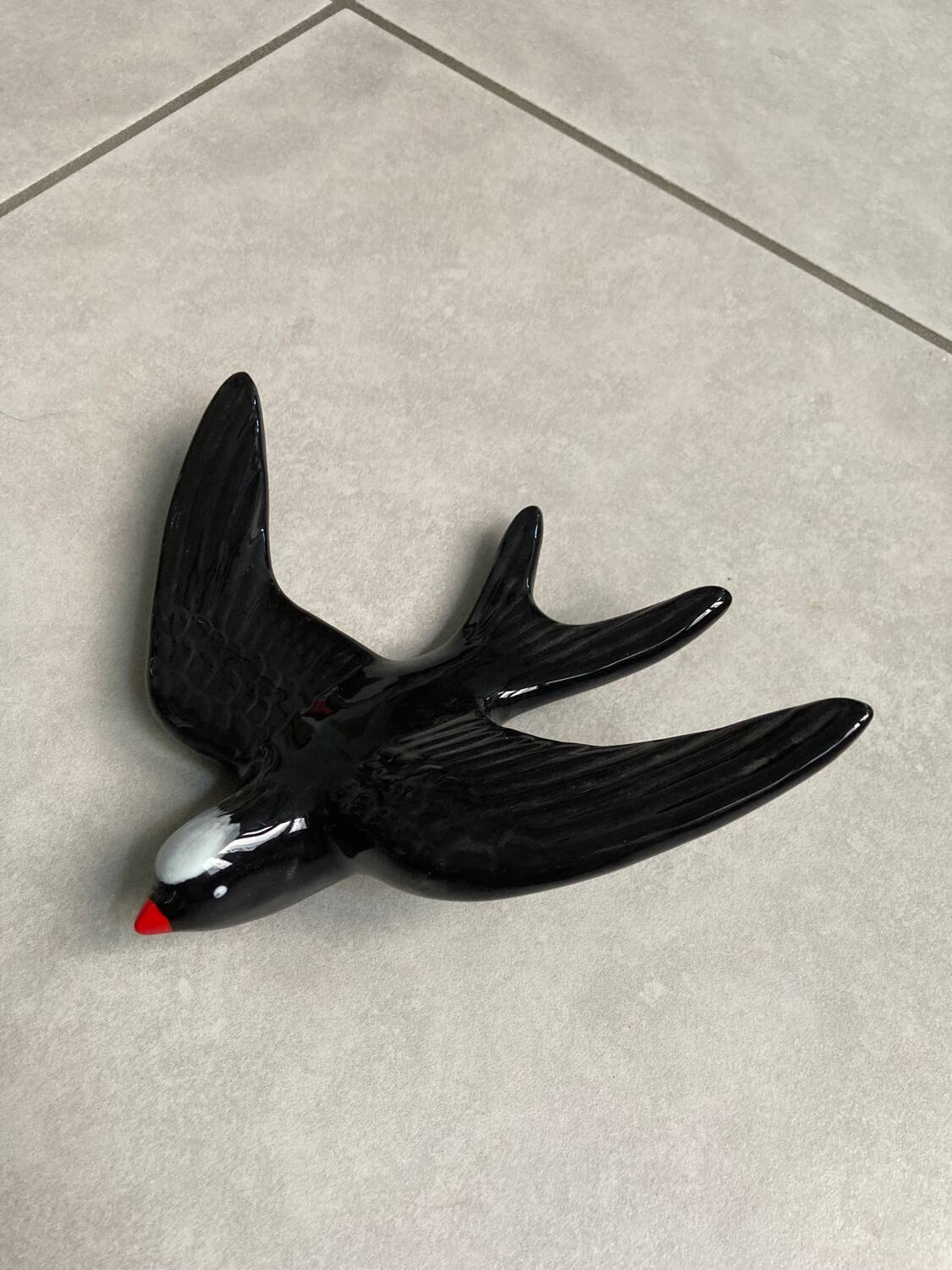 Vintage ceramic swallow L17cm