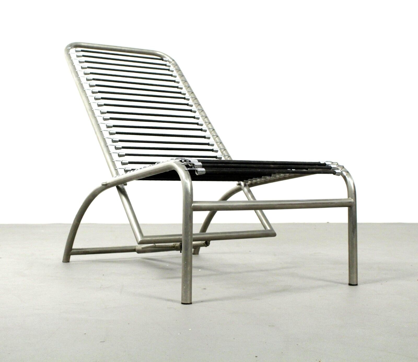 Chaise longue vintage originale de René Herbst, pour Tecta (bauhaus)