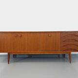 Vintage Scandinavian style teak row from the 60s