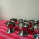 Set of 6 stainless steel egg cups