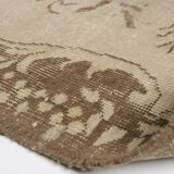 Beige Handknotted Oushak Rug sku 1105