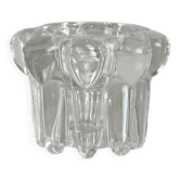 Glass candlestick