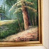 Tableau paysage signé Cuoper