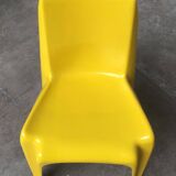 Set of stackable plastic chairs BA 1171 by Helmut Bätzner for Bofinger, 1960s.