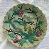 2 Chinese “bird” plates signed
