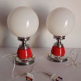 Pair of bedside lamps