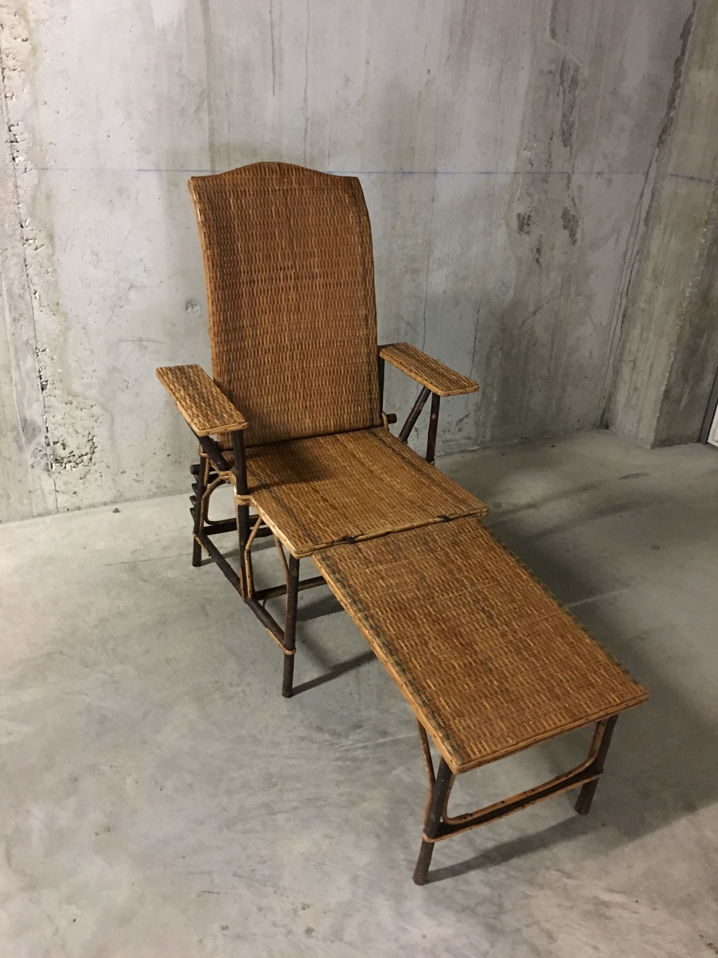 50s Wicker Lounge chair