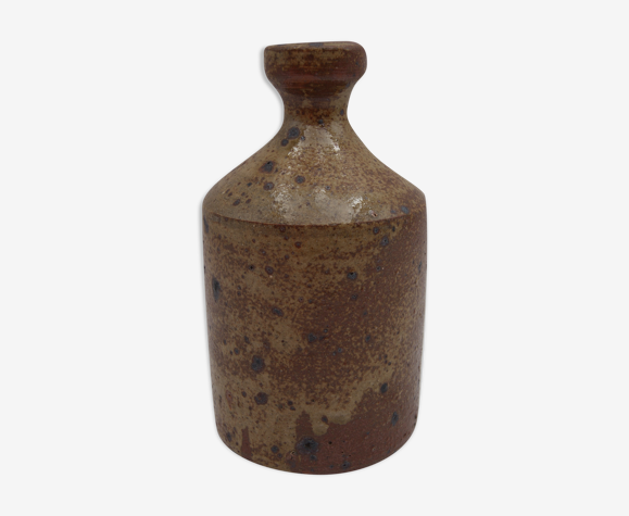 Bouteille grès pyrité vintage