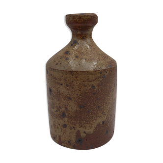 Vintage pyrity stoneware bottle