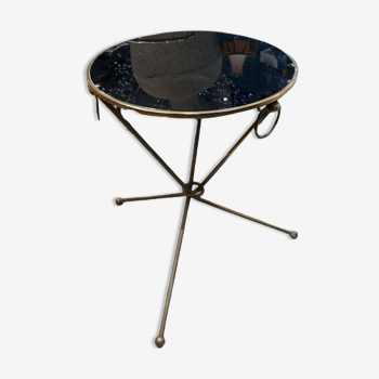 Brass and steel table 1950