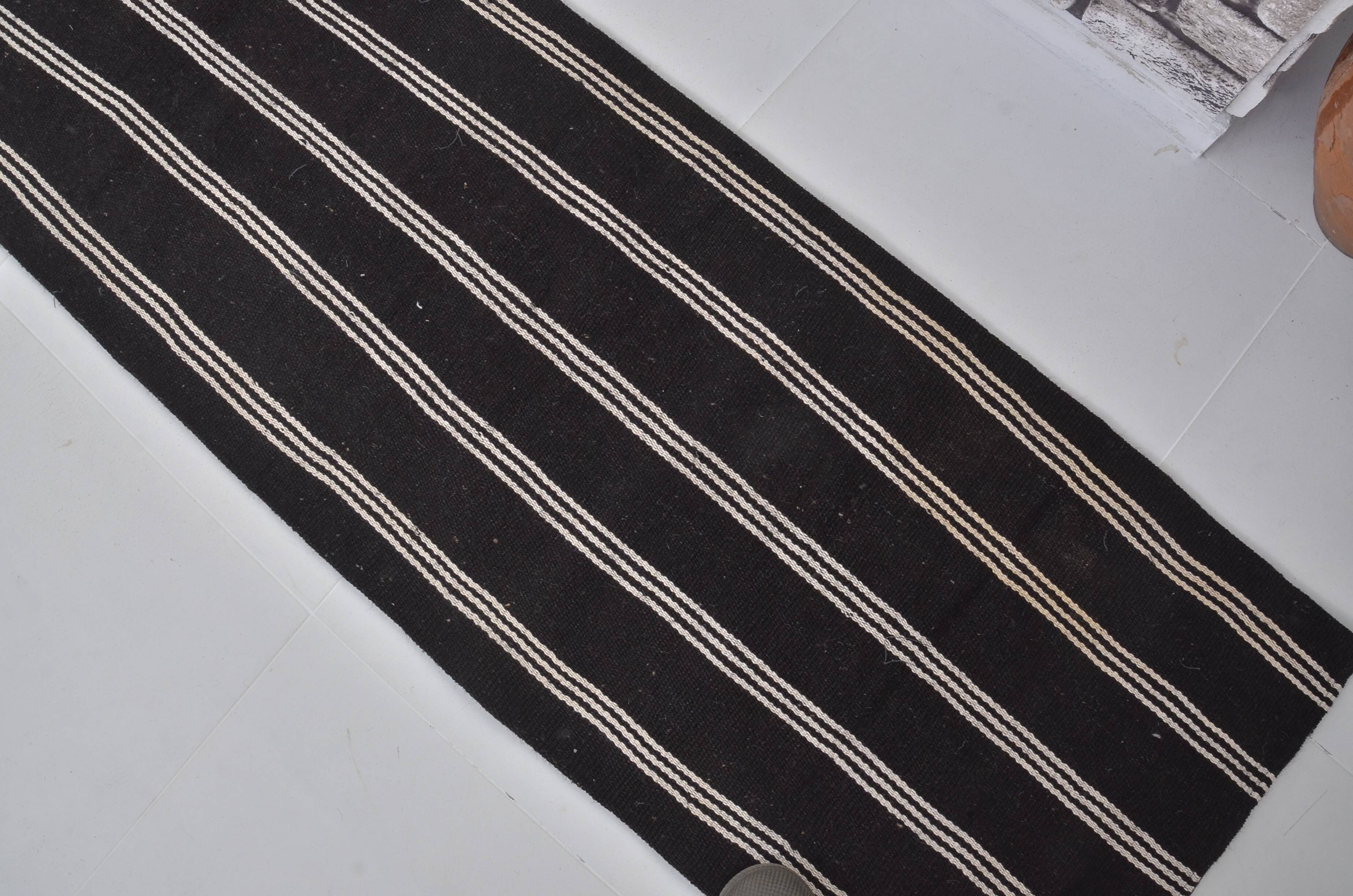 Stripe Vintage Oushak Kilim sku 3828
