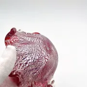 Coupe Vide-Poches Barovier Toso Murano 1950 Rouge Rubis