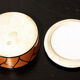Painted Limoges porcelain candy box by G. M