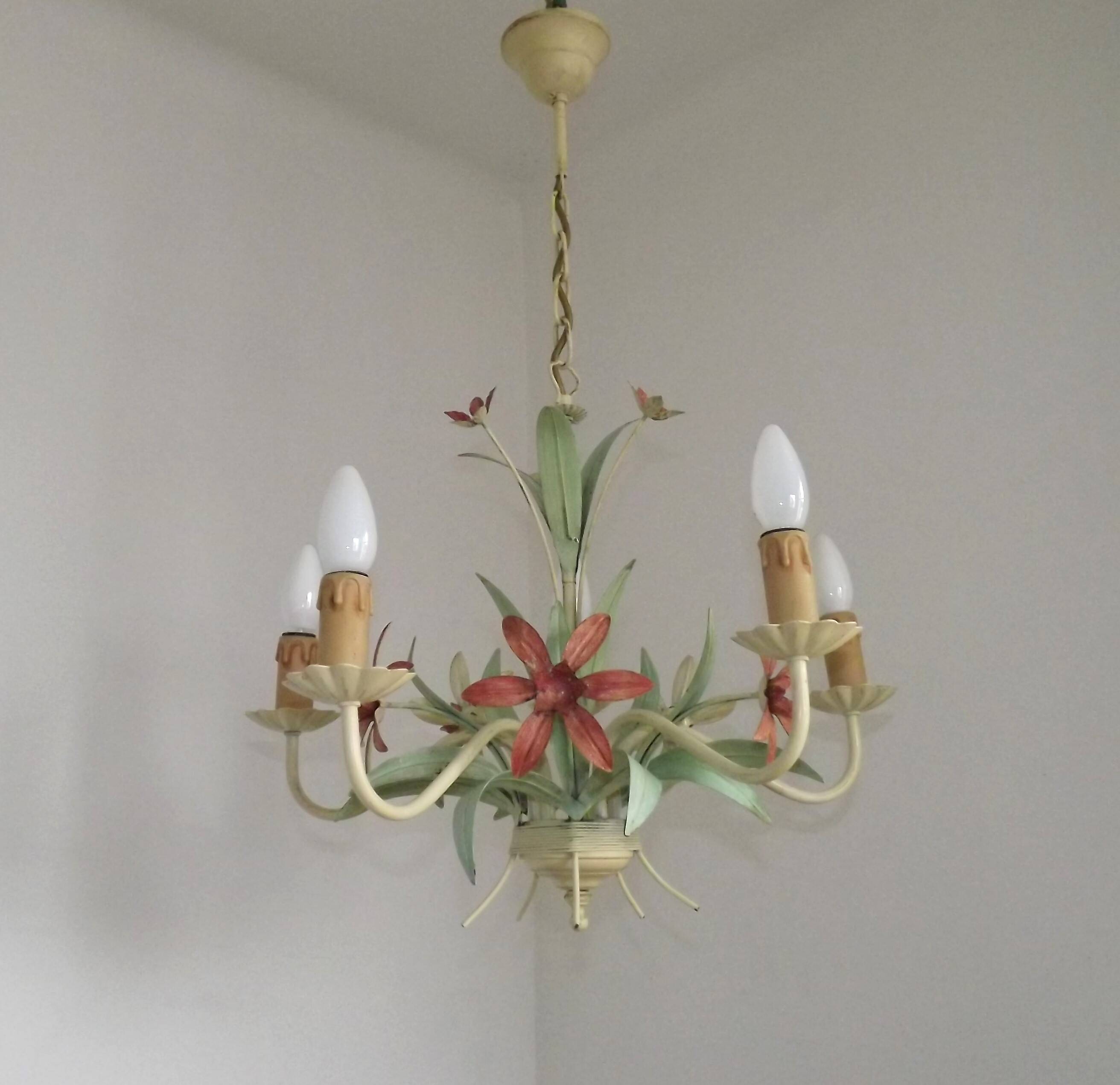 Lustre, style bouquet floral