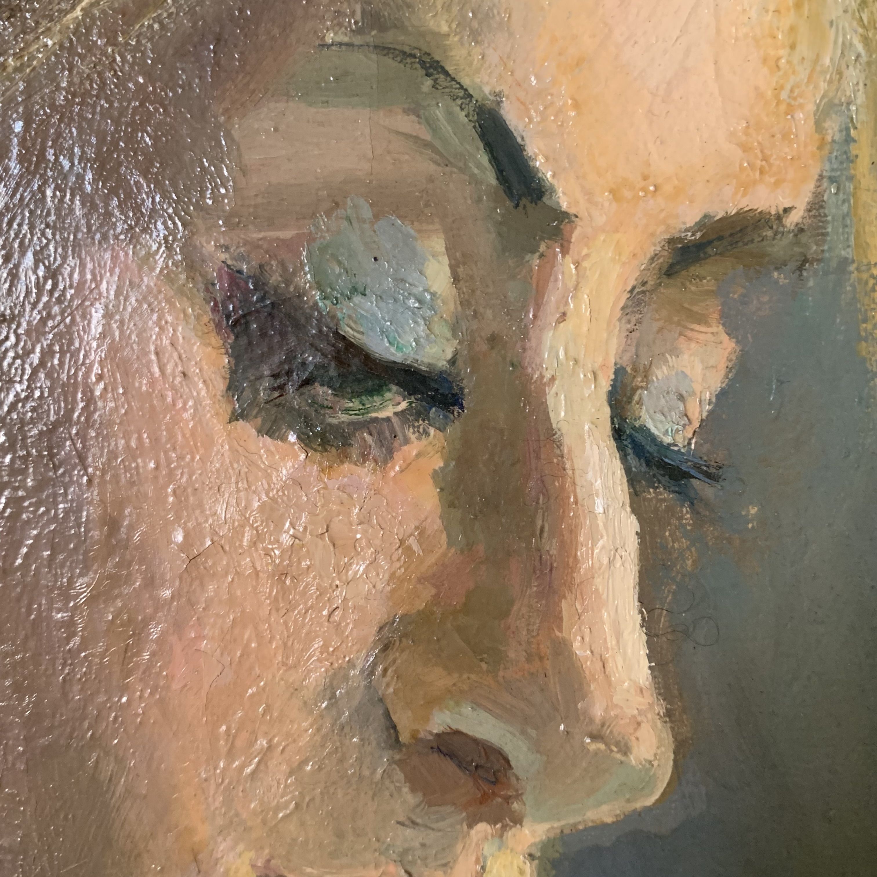 Painting Portrait of a woman oil on canvas