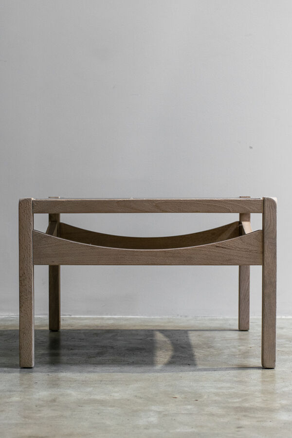 Table basse Baumann Bois du milieu du siècle 1970'