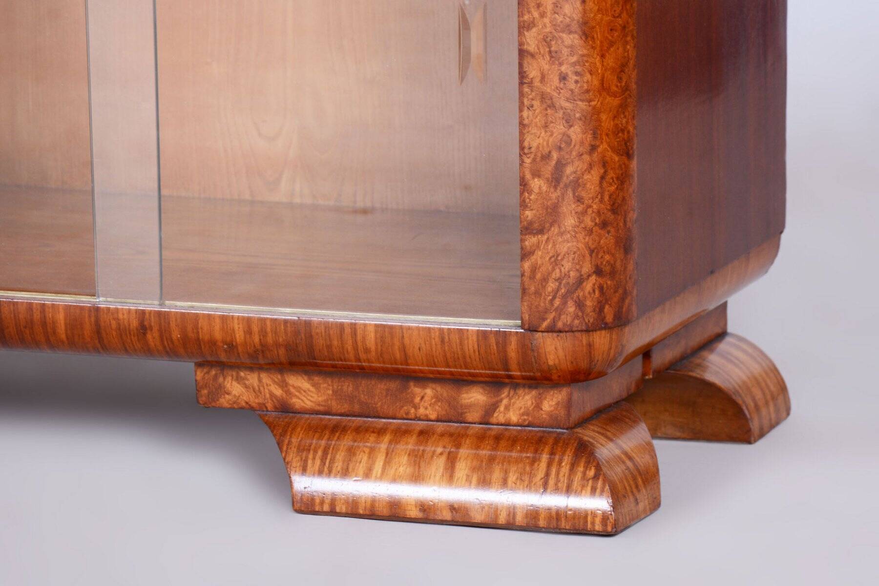 Art Deco Dressing Table in Rosewood and Walnut Veneer with Mirror, France, 1920s