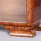 Art Deco Dressing Table in Rosewood and Walnut Veneer with Mirror, France, 1920s