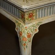Bureau style géorgien victorien peint à la main circa 1860