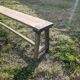 Banc de ferme en bois massif