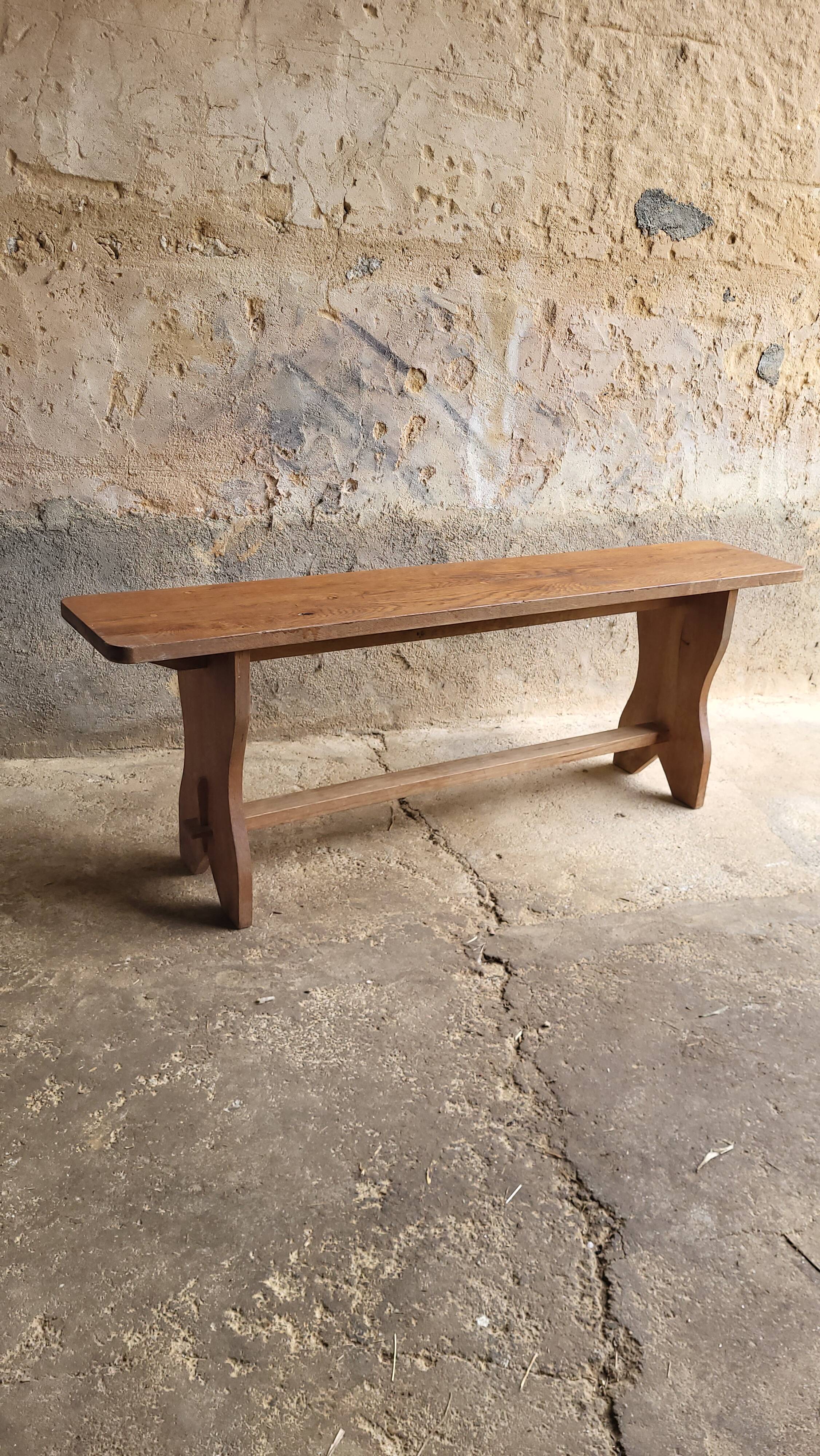 Oak bench