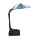 Aluminor metal storage office lamp - black flexible arm vintage 80s