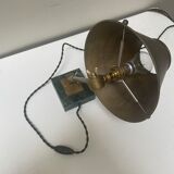 Articulated brass lamp