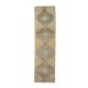 1970s Turkish Oushak handmade beige runner rug 92x344